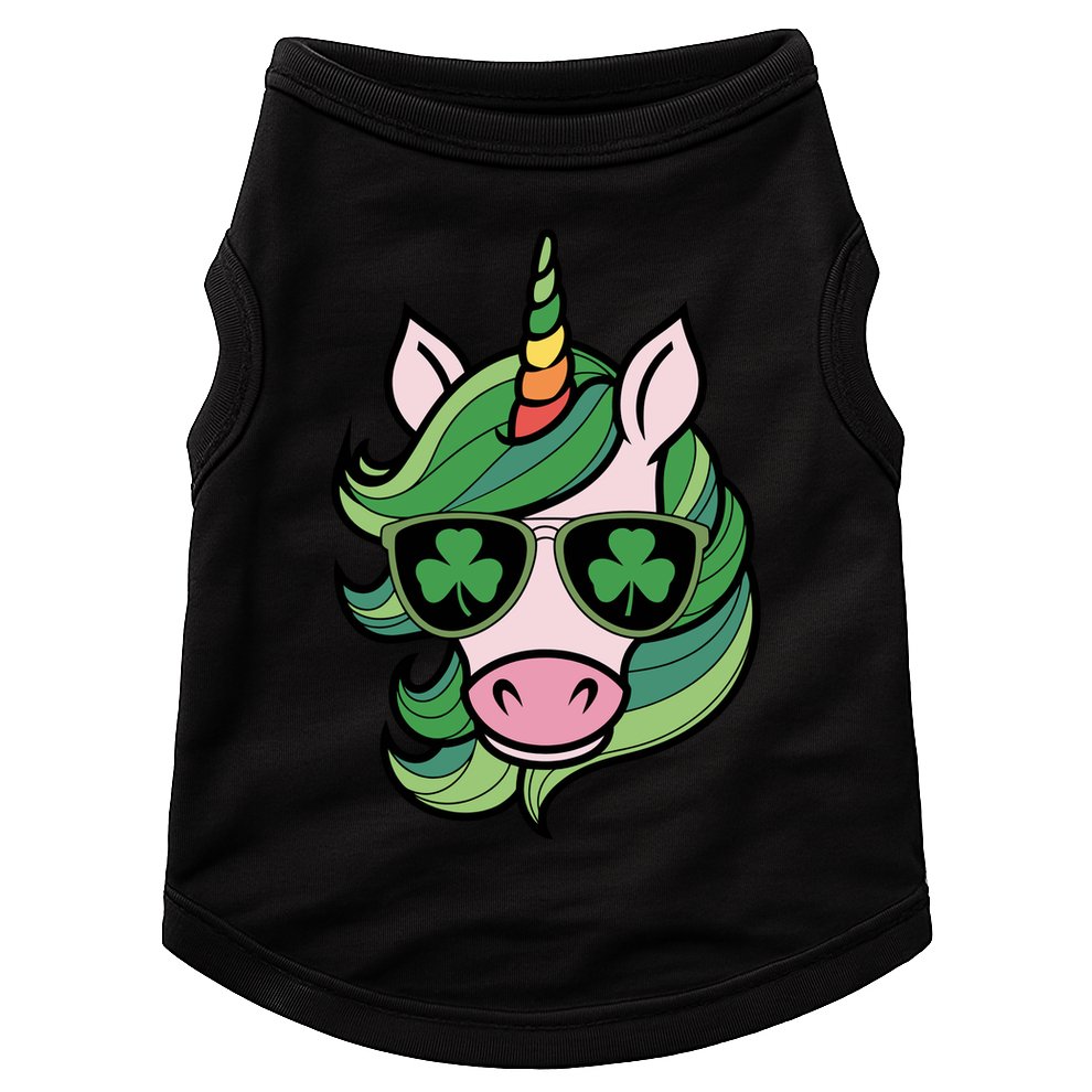 Unicorn St Patricks Day Cute Magical Doggie Tank