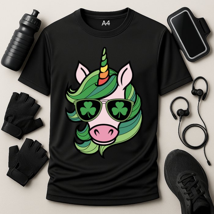 Unicorn St Patricks Day Cute Magical Performance Shirt