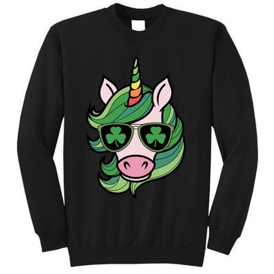 Unicorn St Patricks Day Cute Magical Sweatshirt