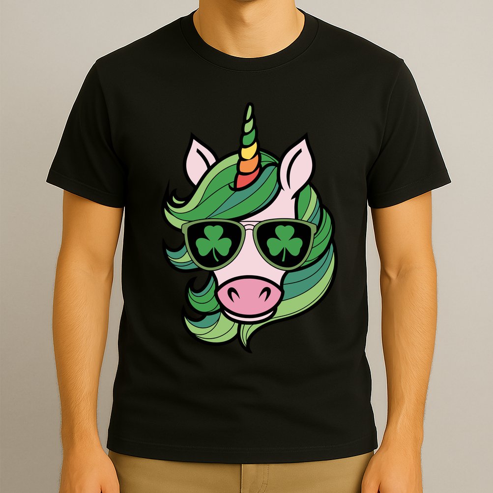 Unicorn St Patricks Day Cute Magical T-Shirt
