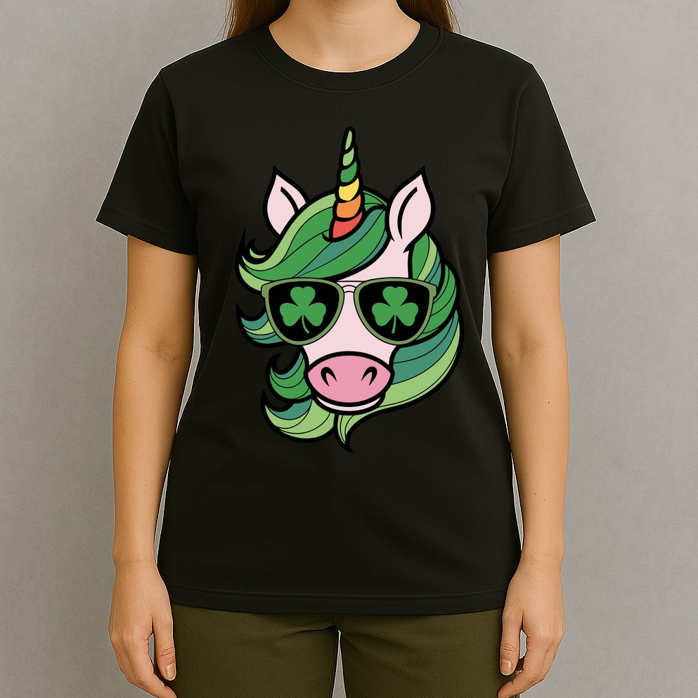 Unicorn St Patricks Day Cute Magical T-Shirt