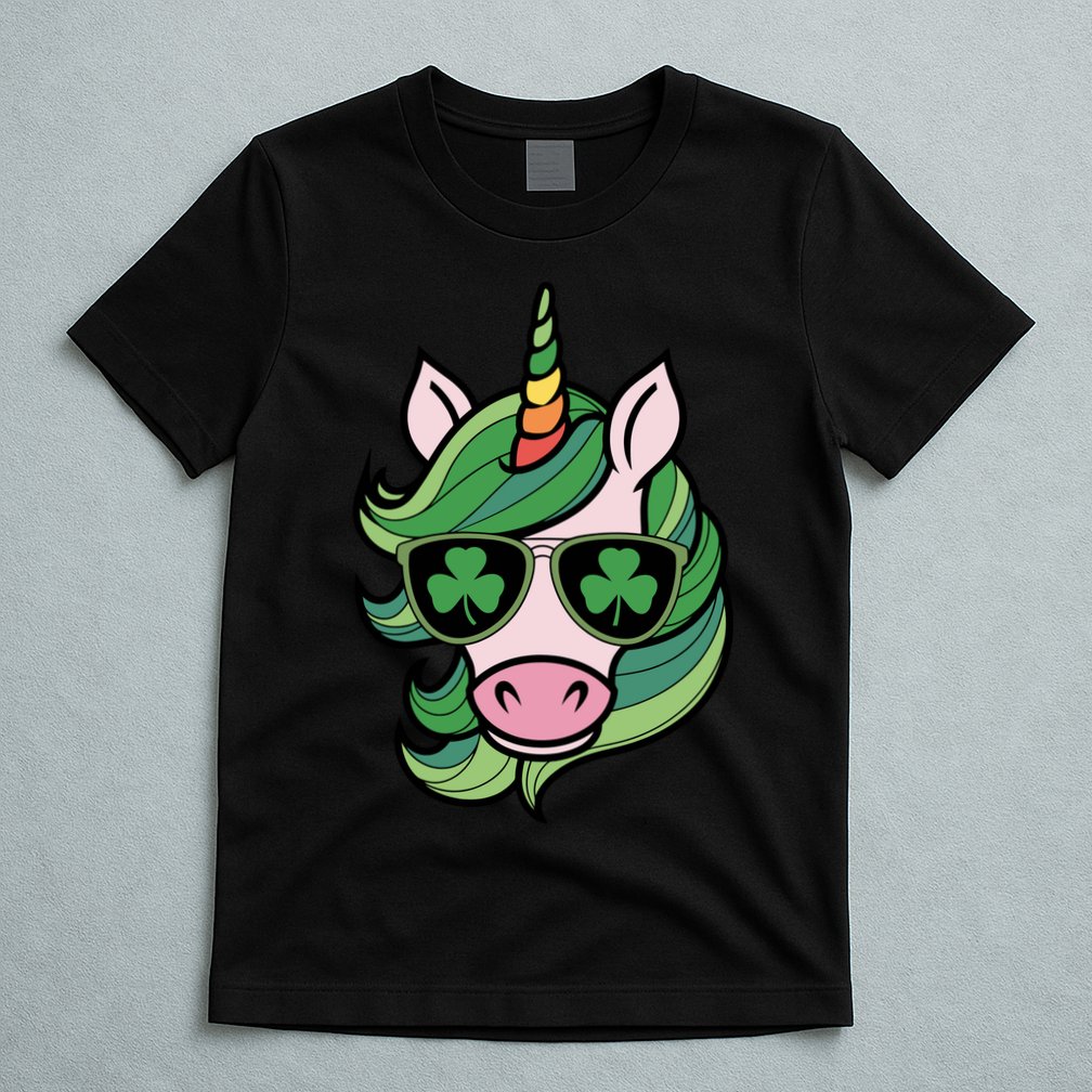 Unicorn St Patricks Day Cute Magical T-Shirt
