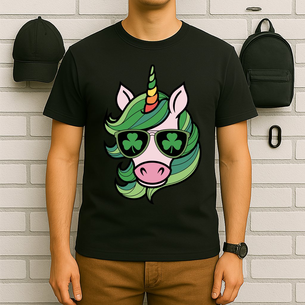 Unicorn St Patricks Day Cute Magical T-Shirt