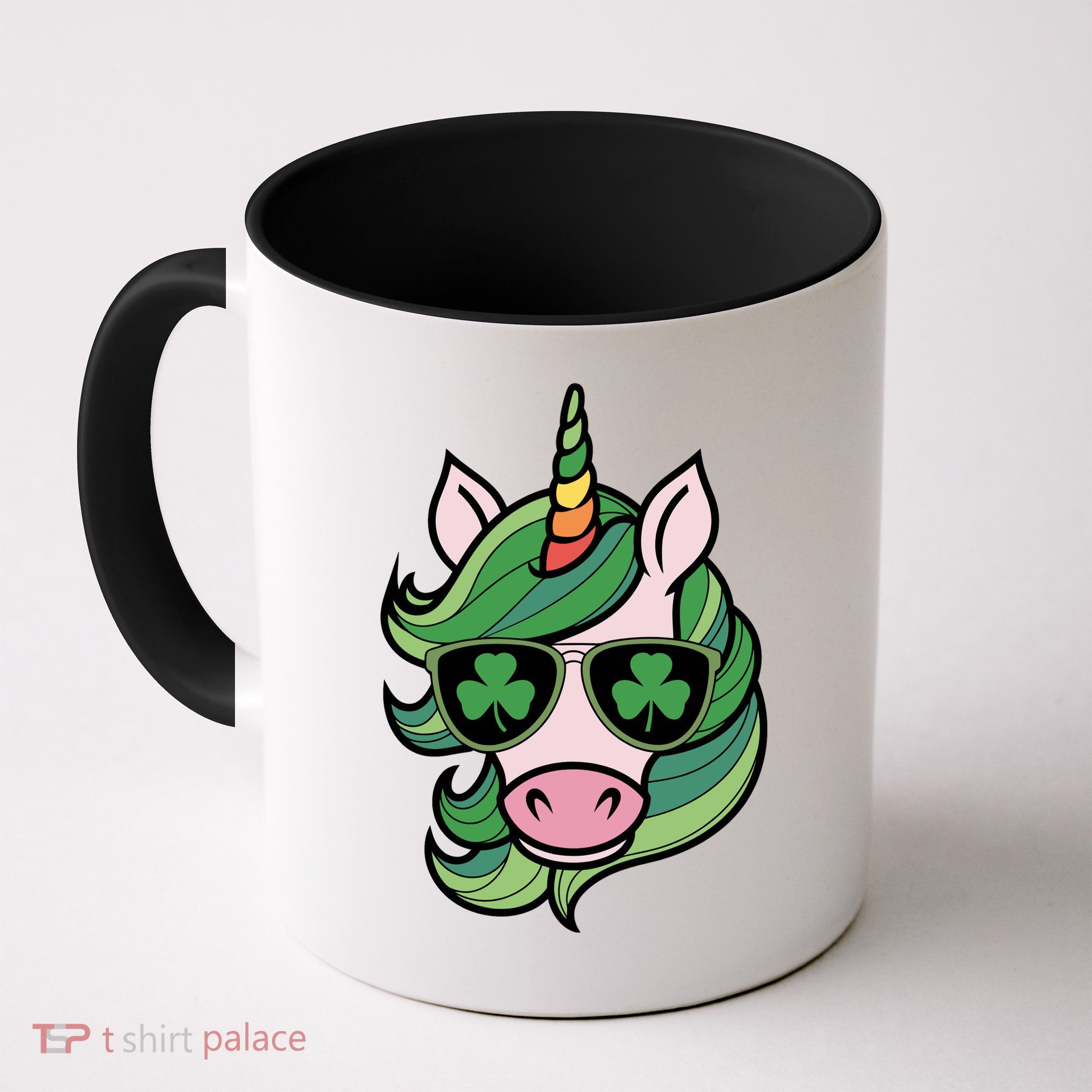 Unicorn St Patricks Day Cute Magical Mug
