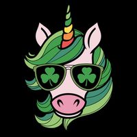 Unicorn St Patricks Day Cute Magical 16 in Basic Backpack