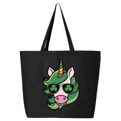 Unicorn St Patricks Day Cute Magical 25L Jumbo Tote