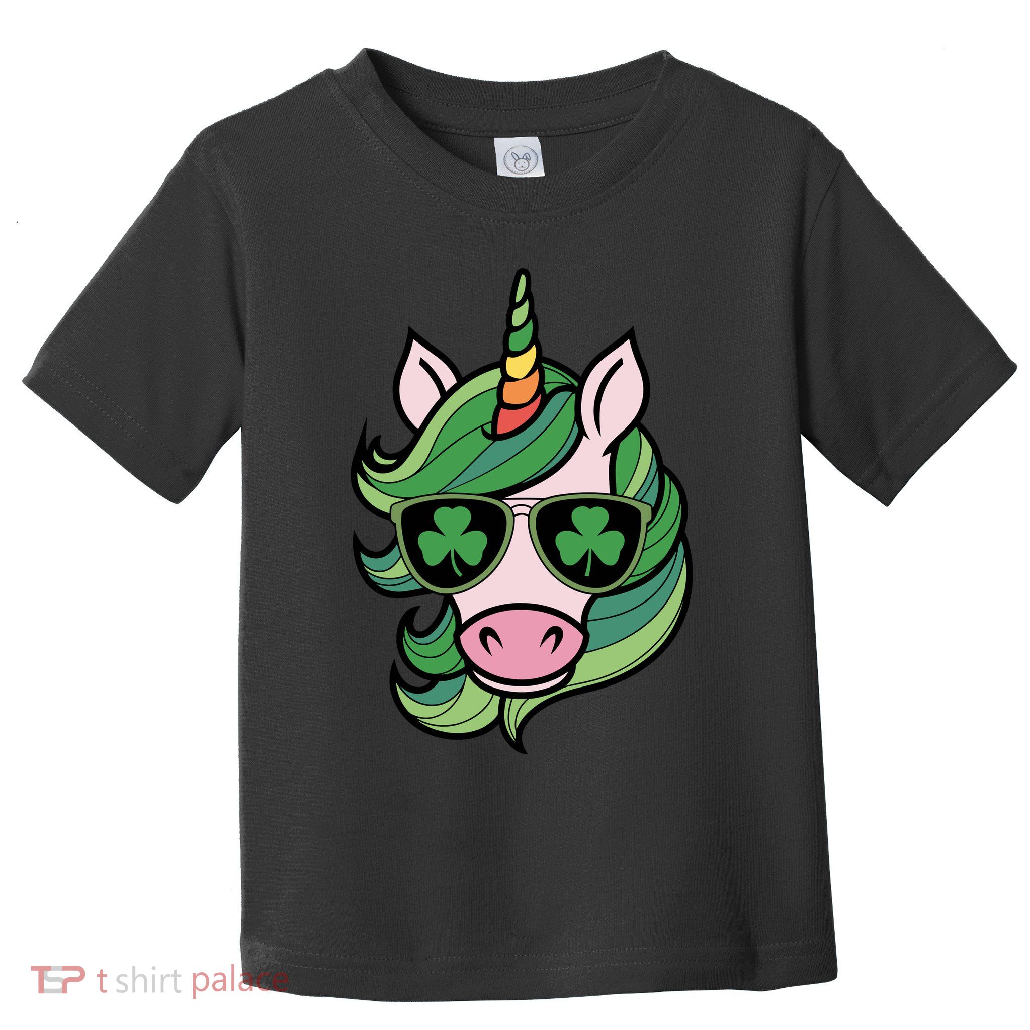 Unicorn St Patricks Day Cute Magical Toddler T-Shirt