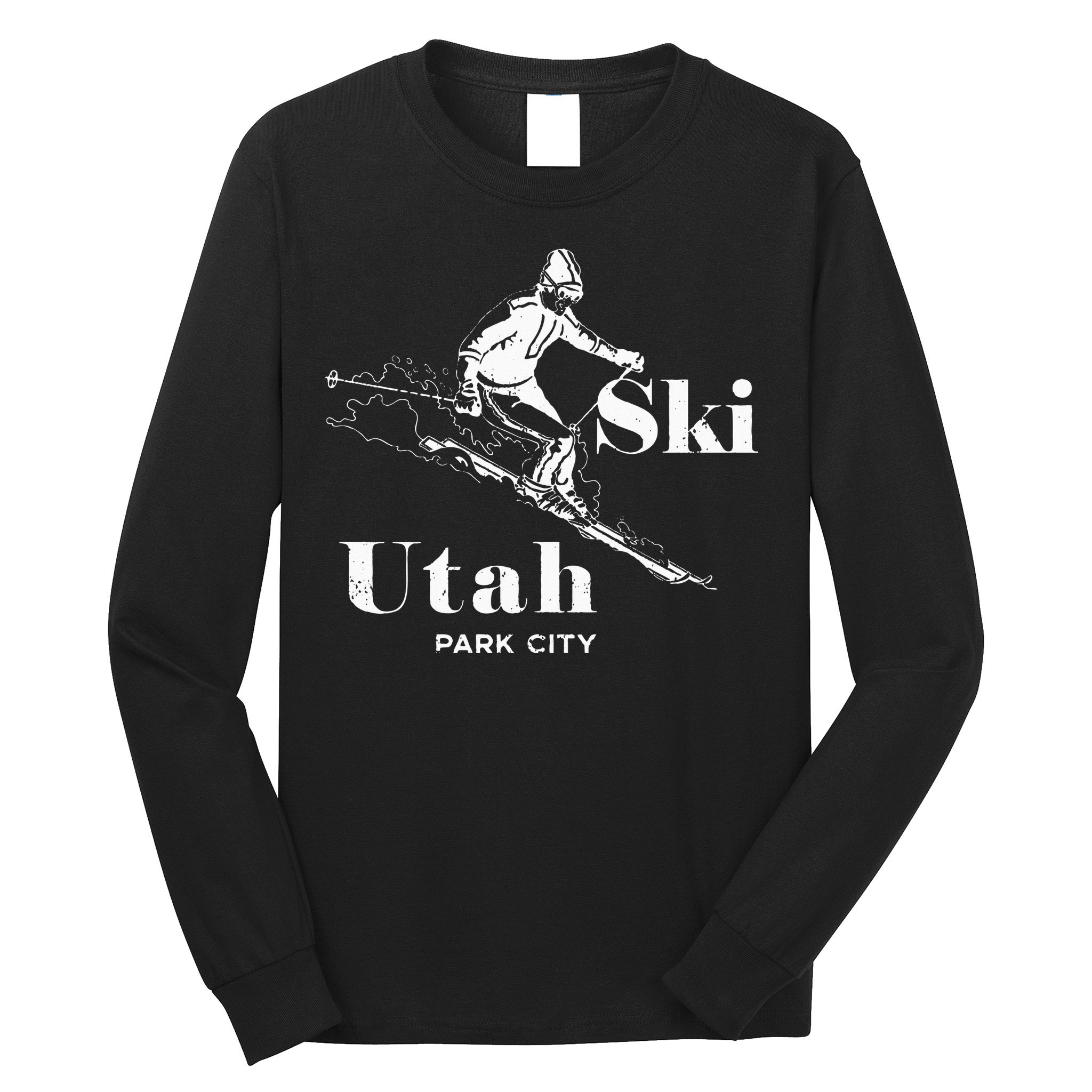Utah Skiing Park City Long Sleeve Shirt