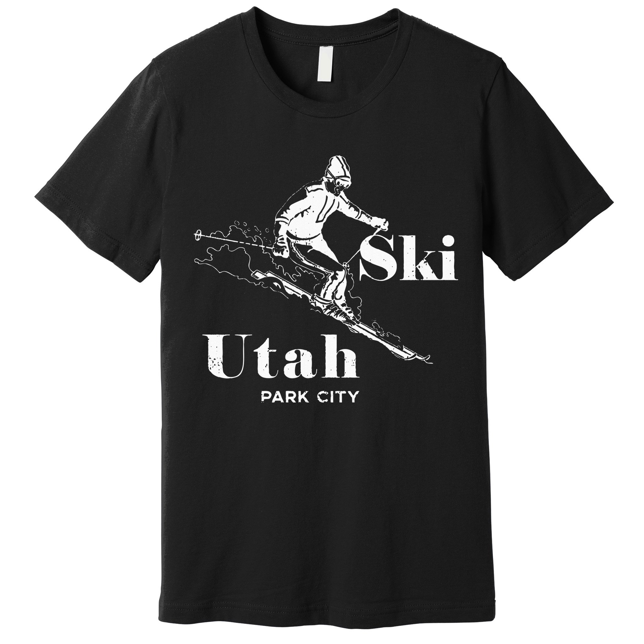 Utah Skiing Park City Premium T-Shirt