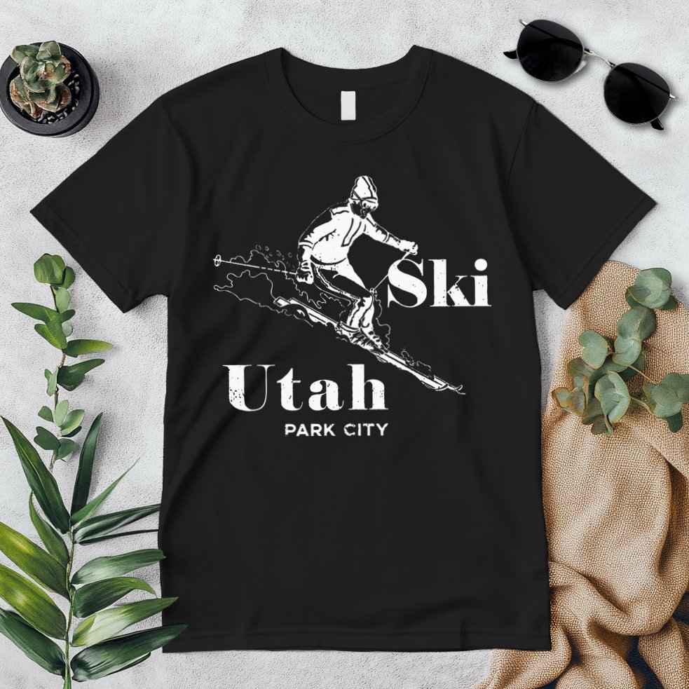 Utah Skiing Park City Premium T-Shirt