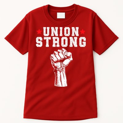 Union Strong Pro Union Worker Labor Union Workers Rights Tall T-Shirt
