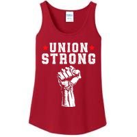 Union Strong Pro Union Worker Labor Union Workers Rights Ladies Essential Tank