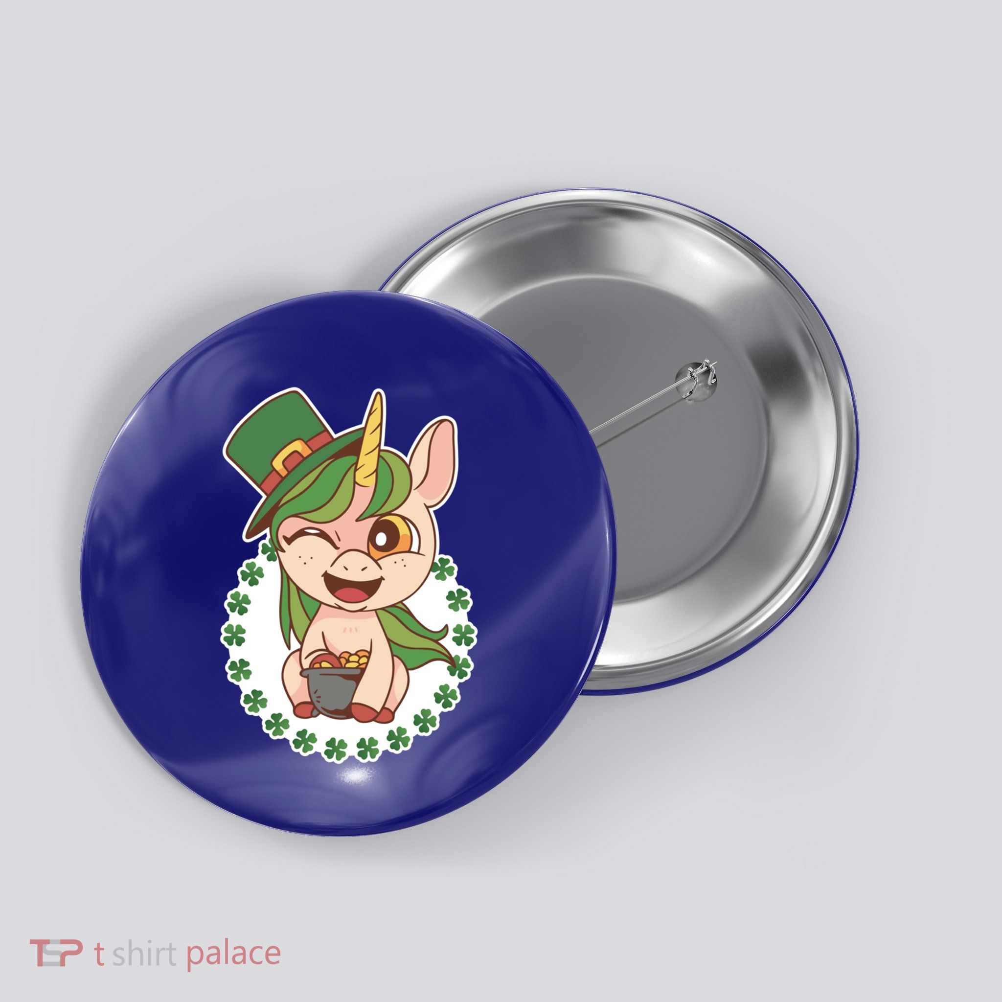 Unicorn St PatrickS Day Shenanigans Irish Lucky Unicorn Cool Gift Button