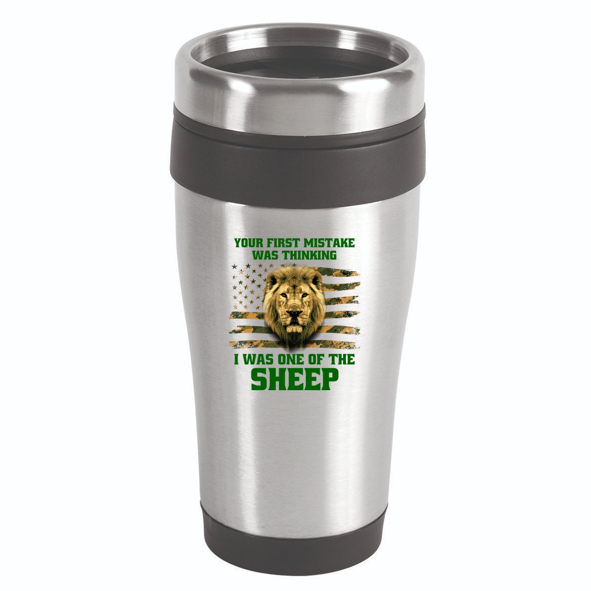 United States Patriot Your First Mistake 16oz Travel Tumbler