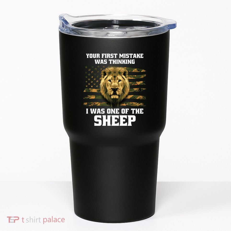 United States Patriot Your First Mistake Tumbler
