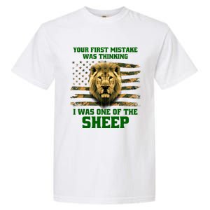 United States Patriot Your First Mistake Garment-Dyed Heavyweight T-Shirt