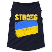Ukrainian Strong Pride Ukraine Flag Support Free Ukrainians Doggie Tank