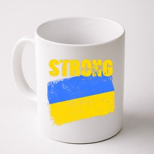 Ukrainian Strong Pride Ukraine Flag Support Free Ukrainians Coffee Mug