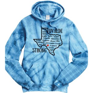 Uvalde Strong Remember The Victims Tie Dye Hoodie