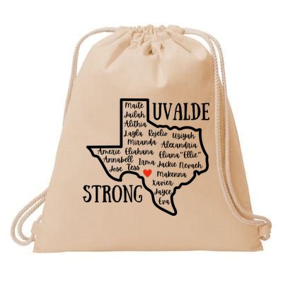 Uvalde Strong Remember The Victims Drawstring Bag