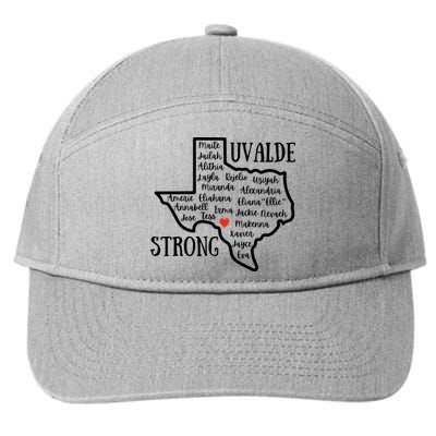 Uvalde Strong Remember The Victims 7-Panel Snapback Hat