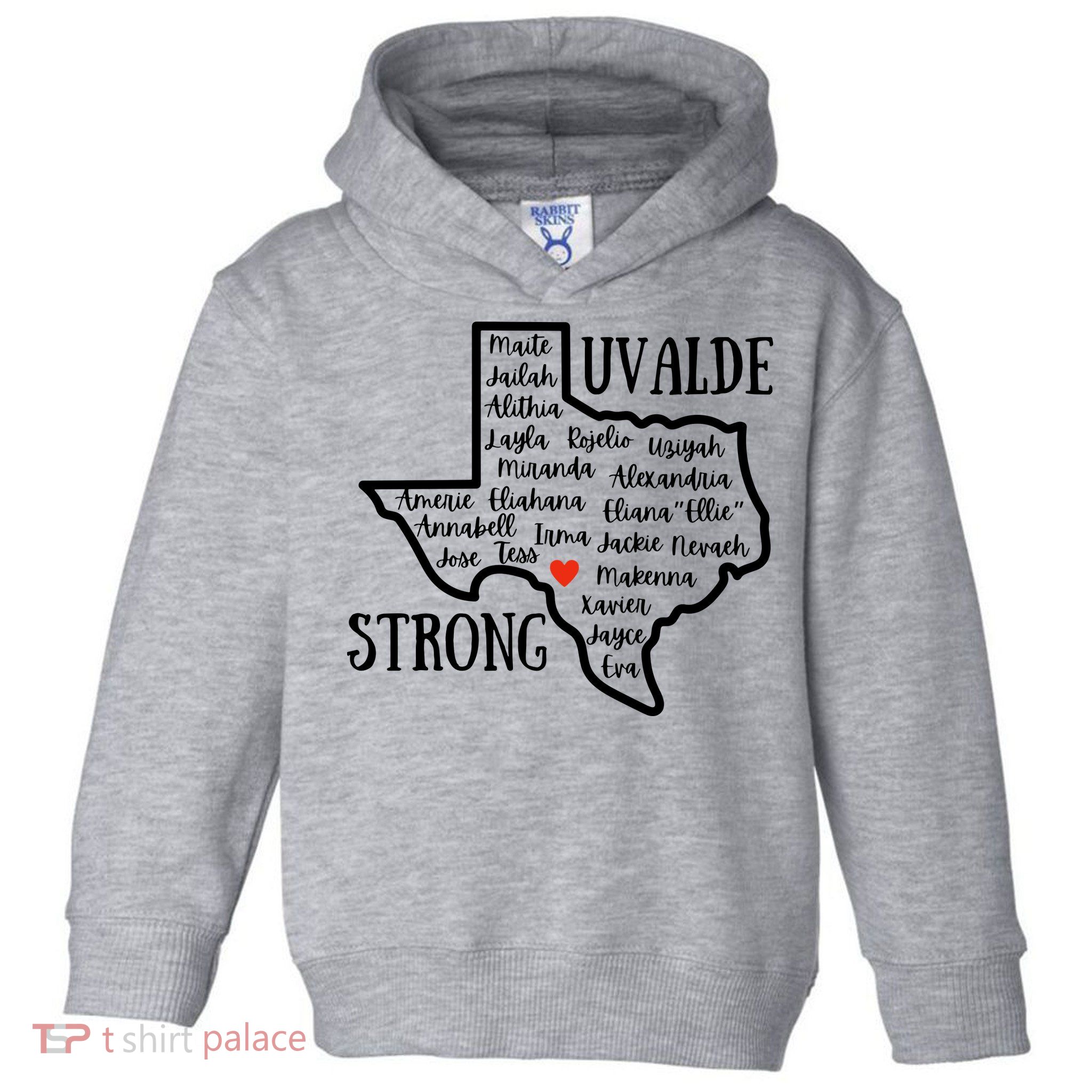 Uvalde Strong Remember The Victims Toddler Hoodie