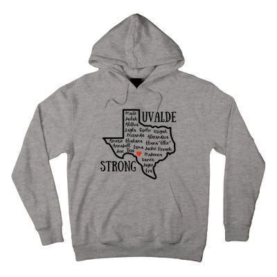 Uvalde Strong Remember The Victims Tall Hoodie