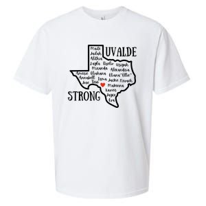 Uvalde Strong Remember The Victims Sueded Cloud Jersey T-Shirt