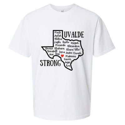 Uvalde Strong Remember The Victims Sueded Cloud Jersey T-Shirt
