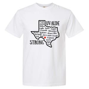 Uvalde Strong Remember The Victims Garment-Dyed Heavyweight T-Shirt