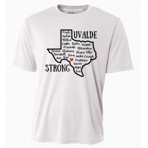 Uvalde Strong Remember The Victims Cooling Performance Crew T-Shirt