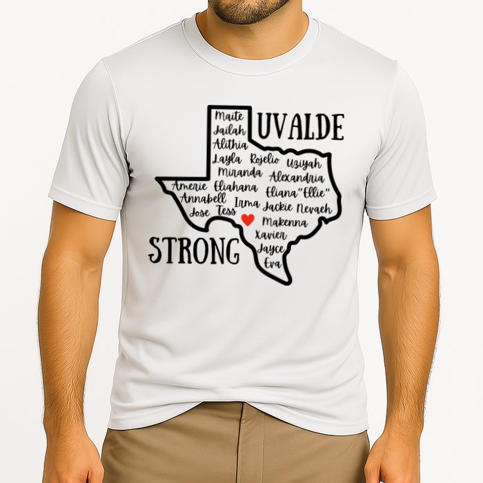 Uvalde Strong Remember The Victims Performance Shirt