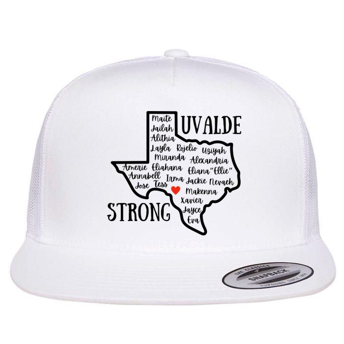 Uvalde Strong Remember The Victims Flat Bill Trucker Hat