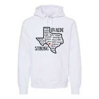 Uvalde Strong Remember The Victims Premium Hoodie