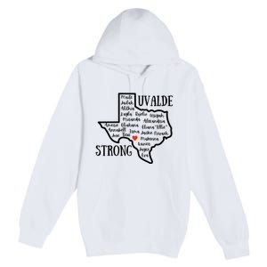 Uvalde Strong Remember The Victims Premium Pullover Hoodie