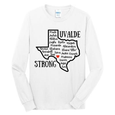 Uvalde Strong Remember The Victims Tall Long Sleeve T-Shirt