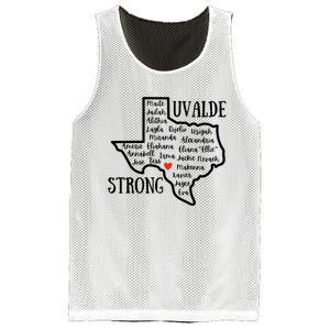 Uvalde Strong Remember The Victims Mesh Reversible Basketball Jersey Tank