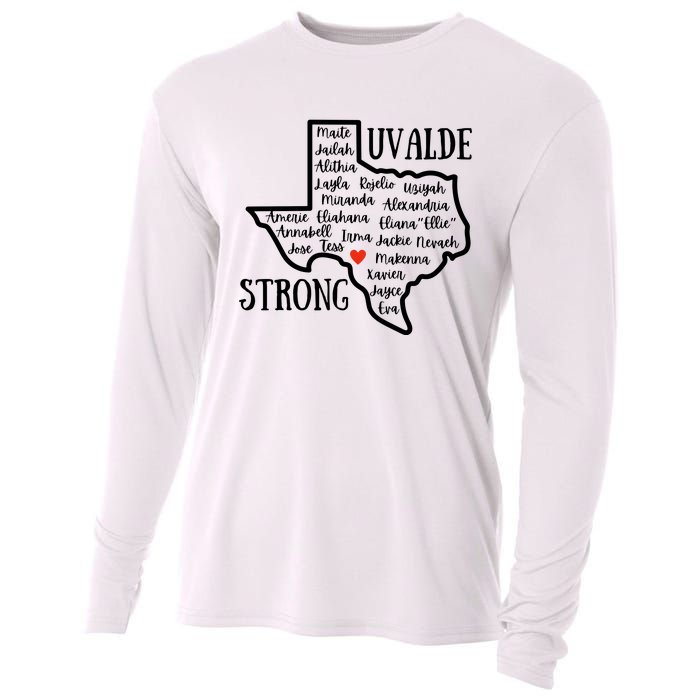 Uvalde Strong Remember The Victims Cooling Performance Long Sleeve Crew