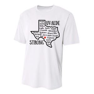 Uvalde Strong Remember The Victims Performance Sprint T-Shirt