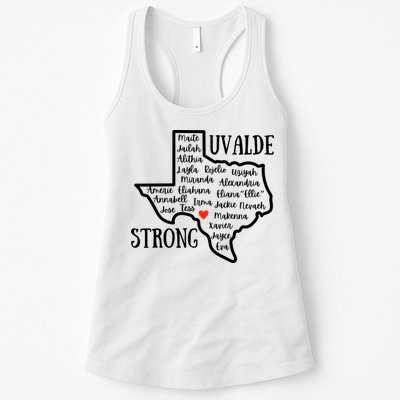 Uvalde Strong Remember The Victims Womens Tank Top