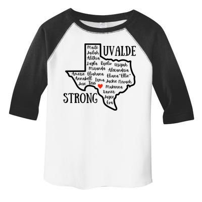 Uvalde Strong Remember The Victims Toddler Fine Jersey T-Shirt