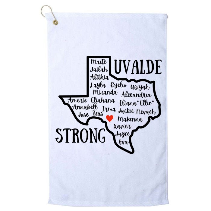Uvalde Strong Remember The Victims Golf Towel