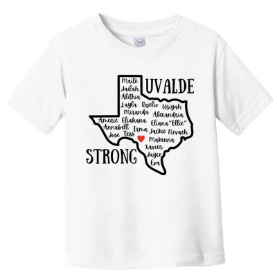 Uvalde Strong Remember The Victims Toddler T-Shirt