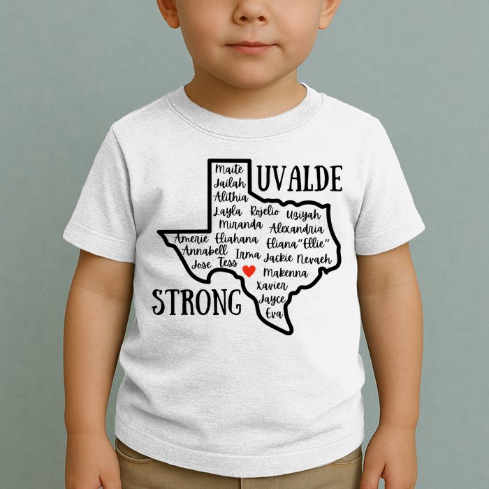 Uvalde Strong Remember The Victims Toddler T-Shirt