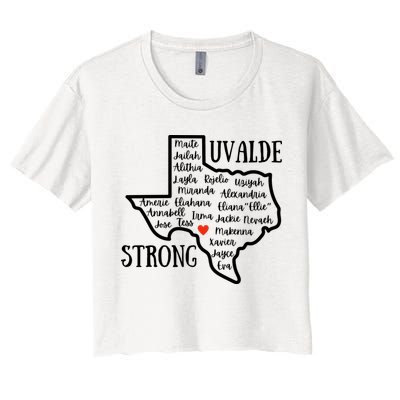 Uvalde Strong Remember The Victims Crop Top