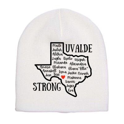 Uvalde Strong Remember The Victims Short Acrylic Beanie