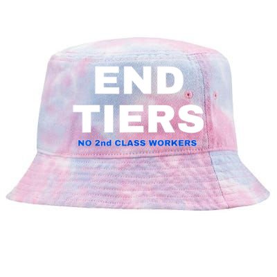 UAW Strike Red United Auto Workers Picket Sign End Tiers Tie-Dyed Bucket Hat