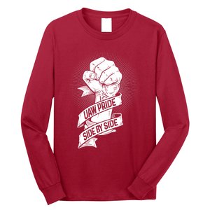 UAW Strike Red United Auto Workers Picket Sign Long Sleeve Shirt