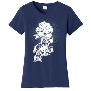 UAW Strike Red United Auto Workers Picket Sign Women's T-Shirt