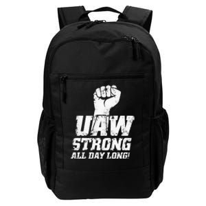 UAW Strike Red United Auto Workers Union UAW Strong Daily Commute Backpack